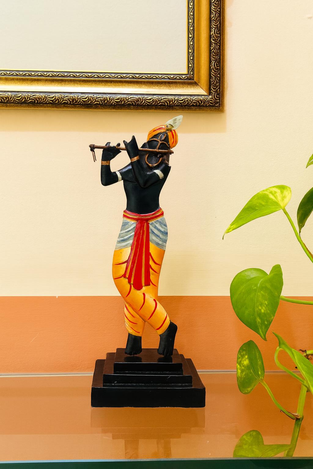 Handcrafted Metal Shri Krishna Bastar Art