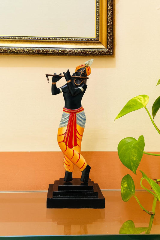 Handcrafted Metal Shri Krishna Bastar Art