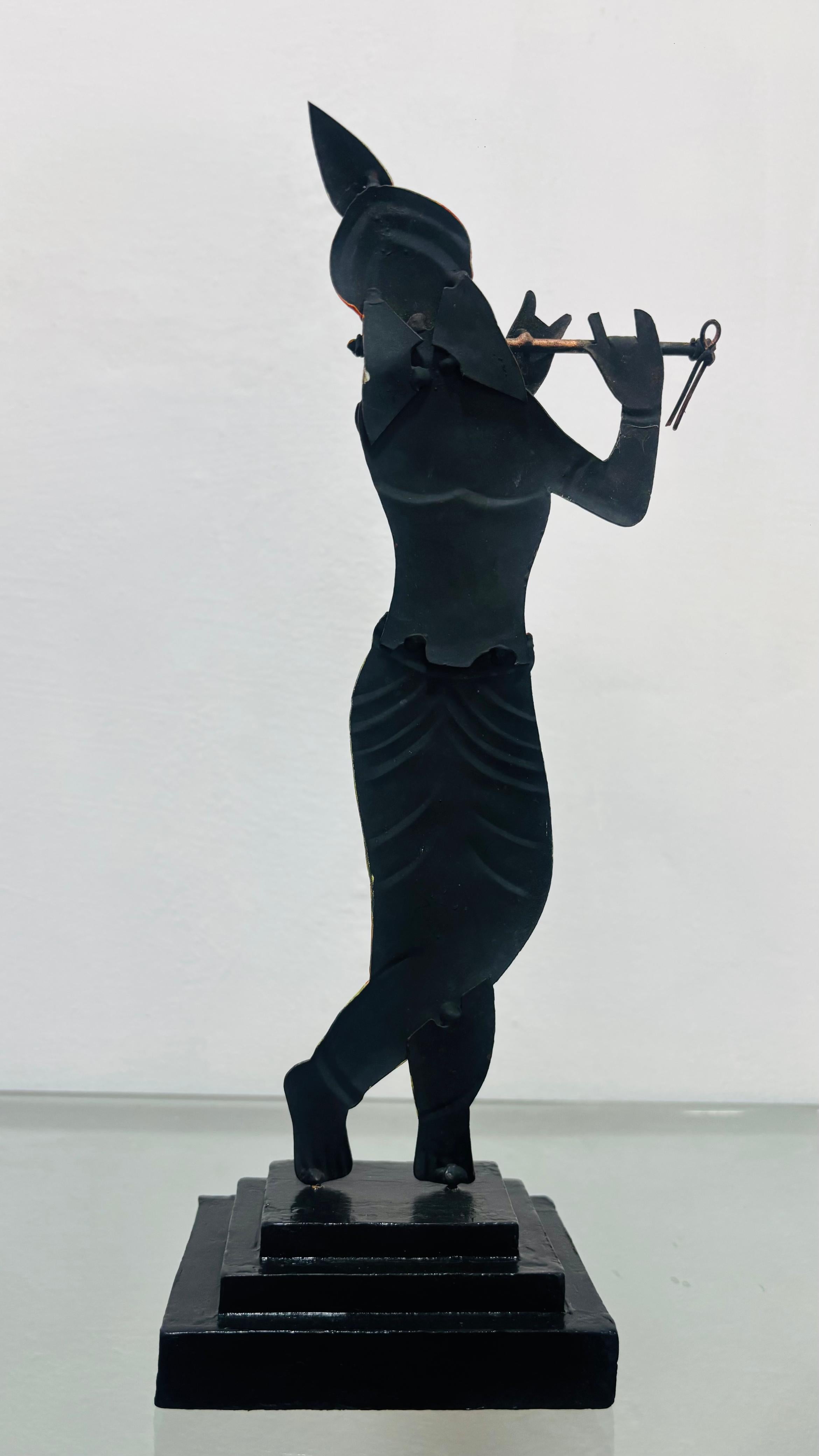 Handcrafted Metal Shri Krishna Bastar Art